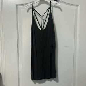 Black Strappy Tank Top
